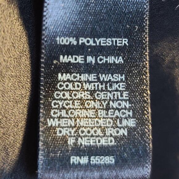 Express Black top with two tie strings on neckline - Picture 13 of 14